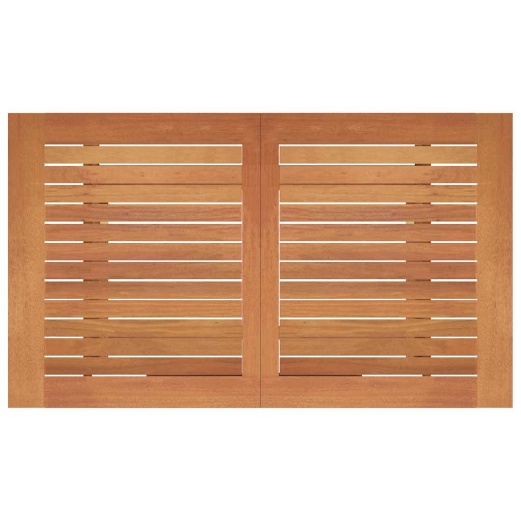 vidaXL Τραπέζι Κήπου Πτυσσόμενο 120x70x75 εκ. Μασίφ Ξύλο Ευκαλύπτου