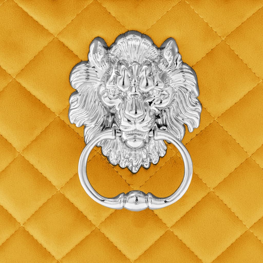 vidaXL Καρέκλες Τραπεζαρίας 2 τεμ. Κίτρινες Βελούδινες