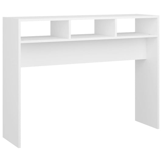 vidaXL Τραπέζι Κονσόλα Λευκό 105 x 30 x 80 εκ. από Επεξ. Ξύλο