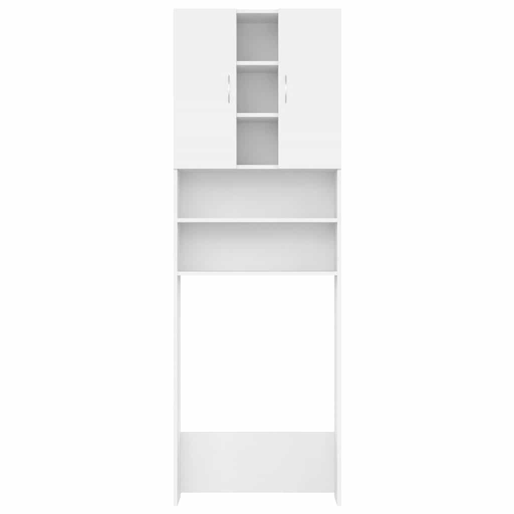 vidaXL Ντουλάπι Πλυντηρίου Λευκό 64 x 25,5 x 190 εκ.