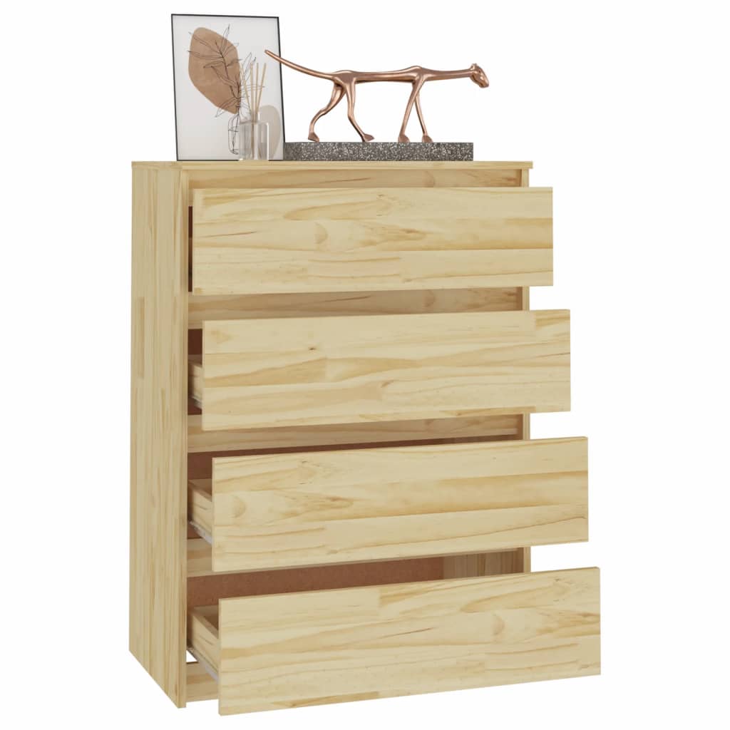 vidaXL Συρταριέρα 60 x 36 x 84 εκ. από Μασίφ Ξύλο Πεύκου