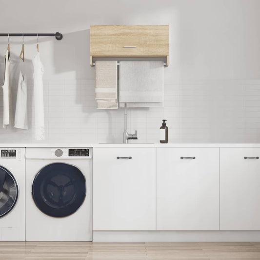 vidaXL Ντουλάπα Sonoma Δρυς 70 x 32,5 x 35 εκ. από Επεξ. Ξύλο
