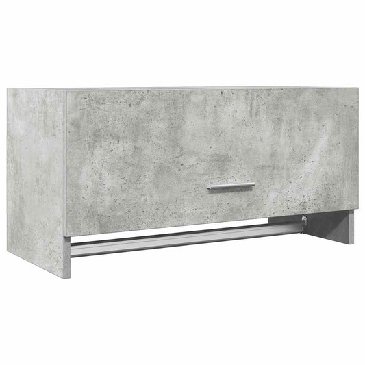 vidaXL Ντουλάπα Γκρι Σκυροδέματος 70 x 32,5 x 35 εκ. από Επεξ. Ξύλο