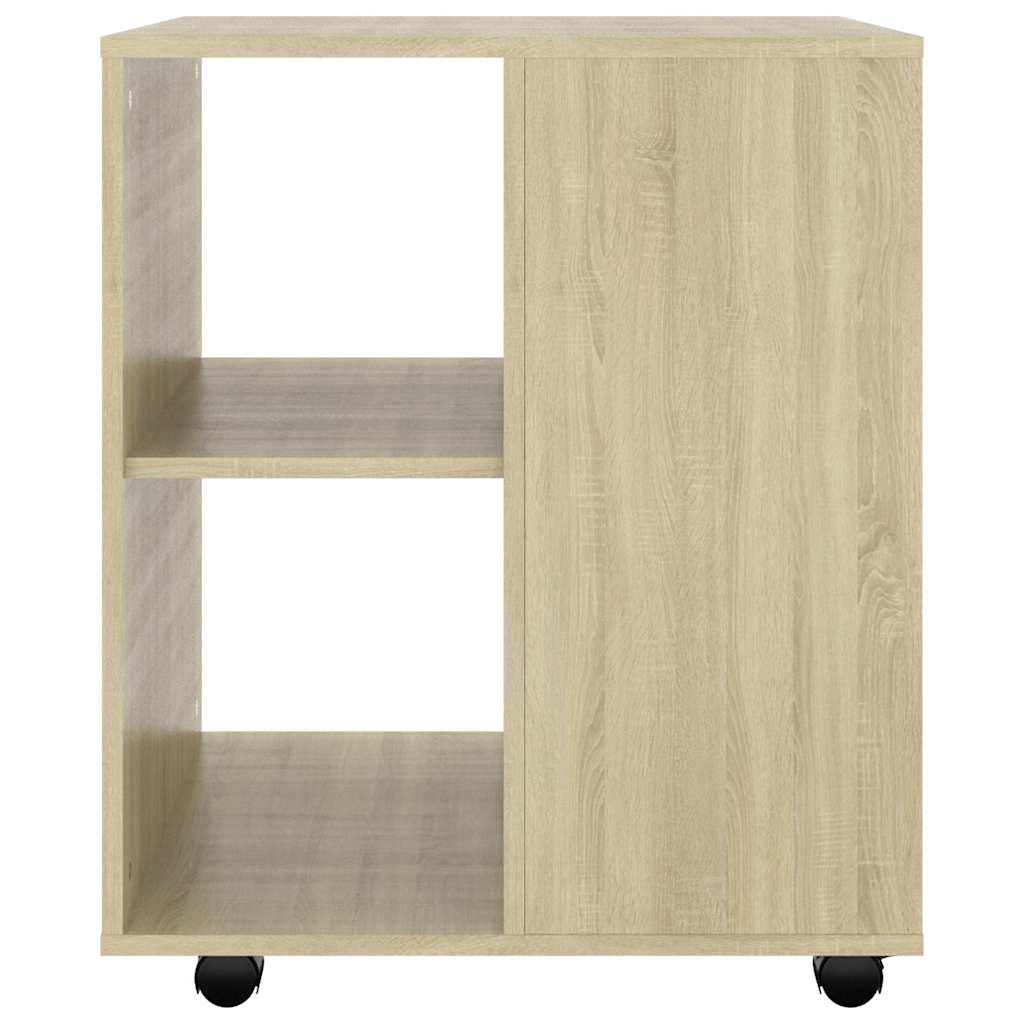 vidaXL Ντουλάπι Τροχήλατο Sonoma Δρυς 60x53x72 εκ. Επεξ. Ξύλο