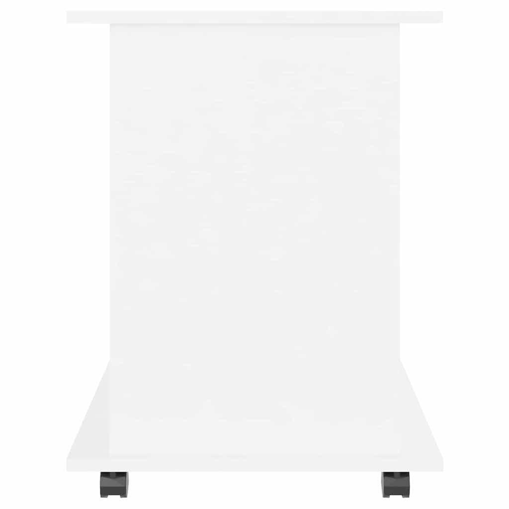 vidaXL Ντουλάπι Τροχήλατο Λευκό 60 x 45 x 60 εκ. από Επεξ. Ξύλο