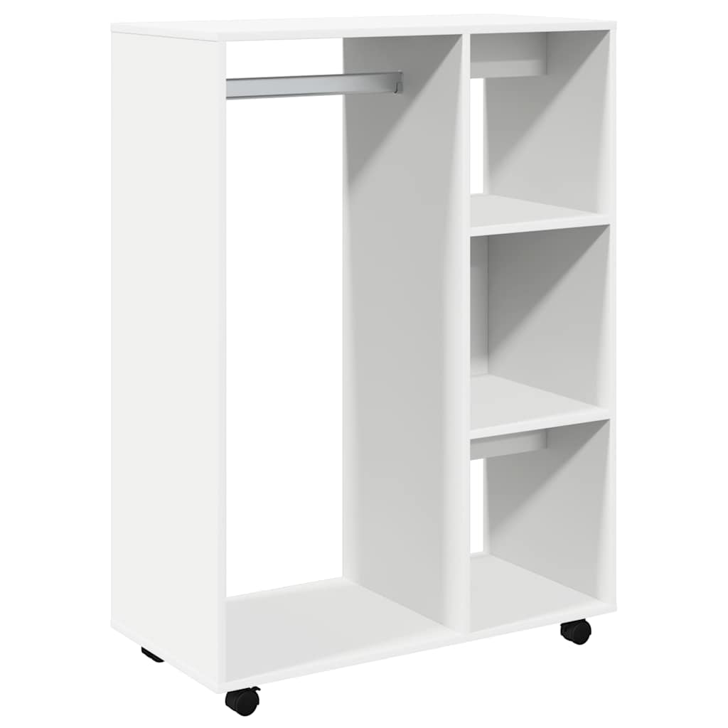 vidaXL Ντουλάπα Λευκή 80 x 40 x 110 εκ. από Επεξ. Ξύλο