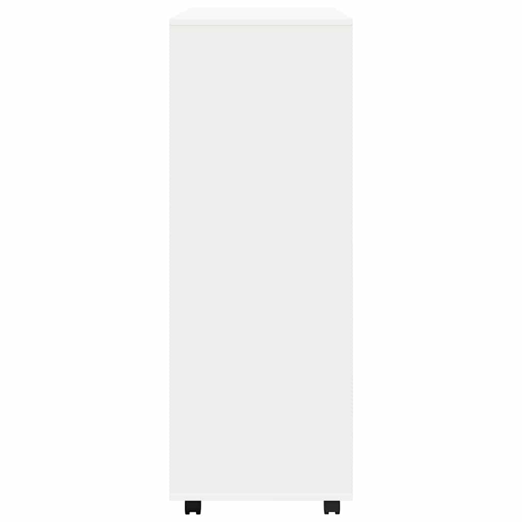 vidaXL Ντουλάπα Λευκή 80 x 40 x 110 εκ. από Επεξ. Ξύλο