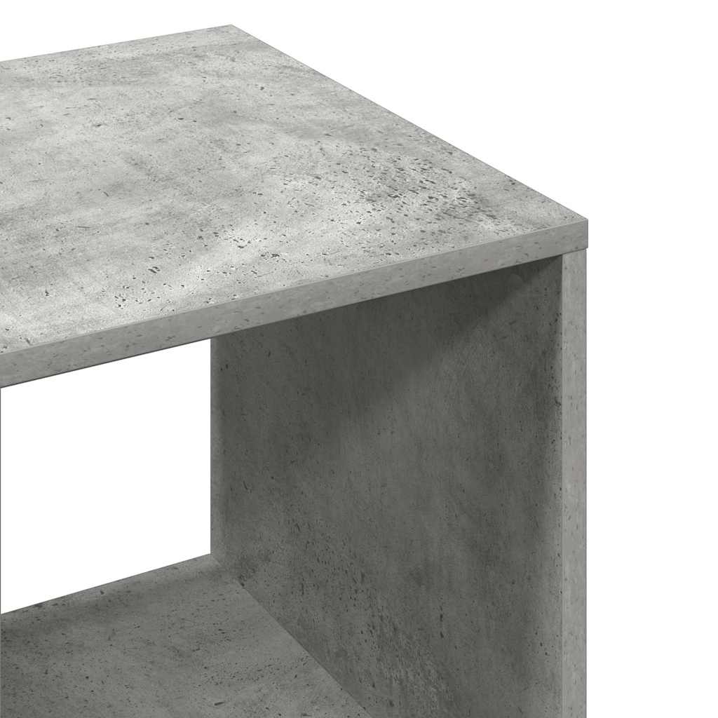 vidaXL Ντουλάπα Γκρι Σκυροδέματος 80 x 40 x 110 εκ. από Επεξ. Ξύλο
