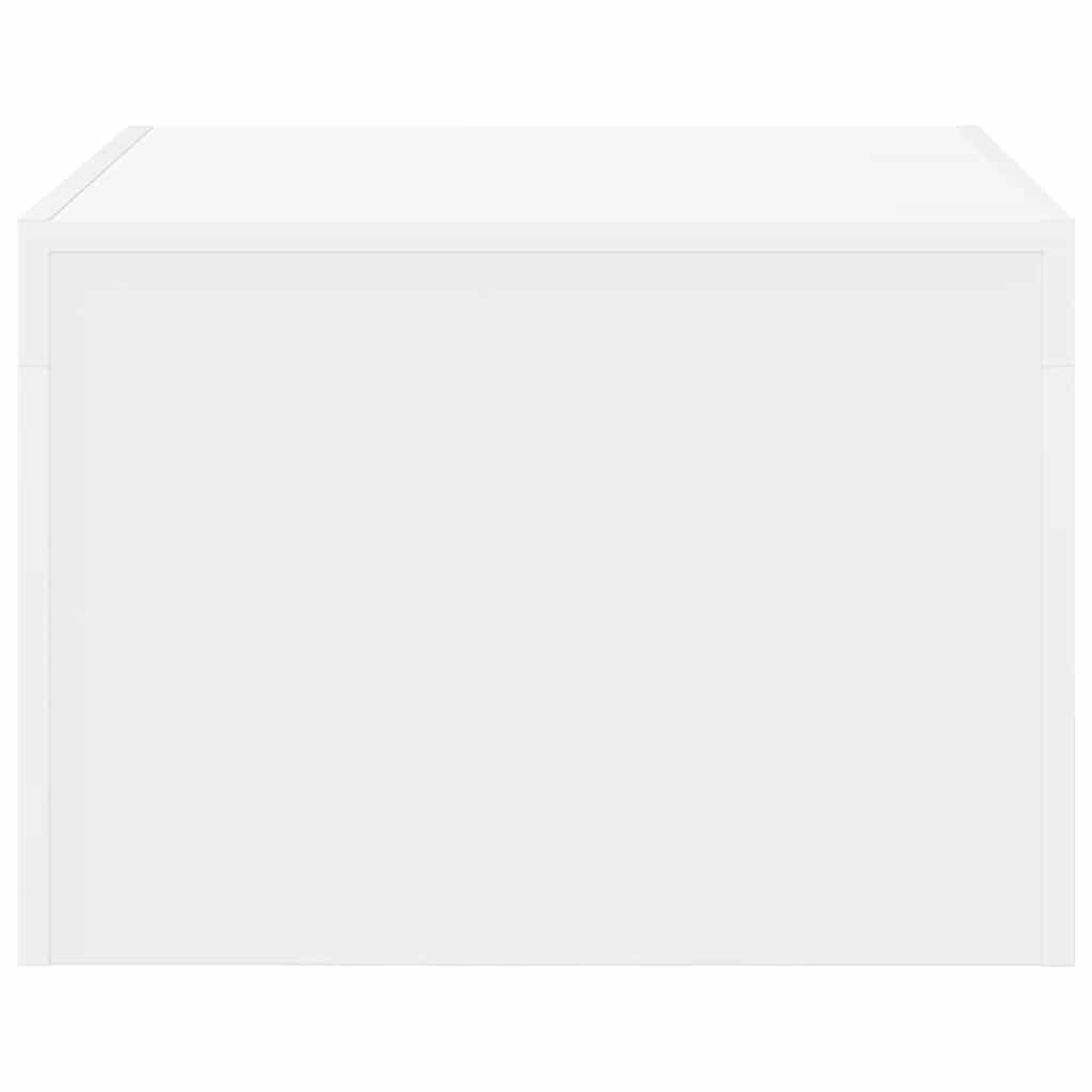 vidaXL Τραπεζάκι Σαλονιού Λευκό 50x50x35 εκ. από Επεξεργασμένο Ξύλο