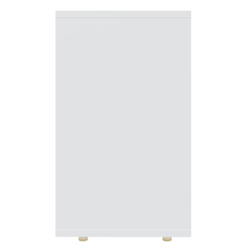 vidaXL Τραπεζάκια Ζιγκόν 3 τεμ. Λευκό από Μοριοσανίδα