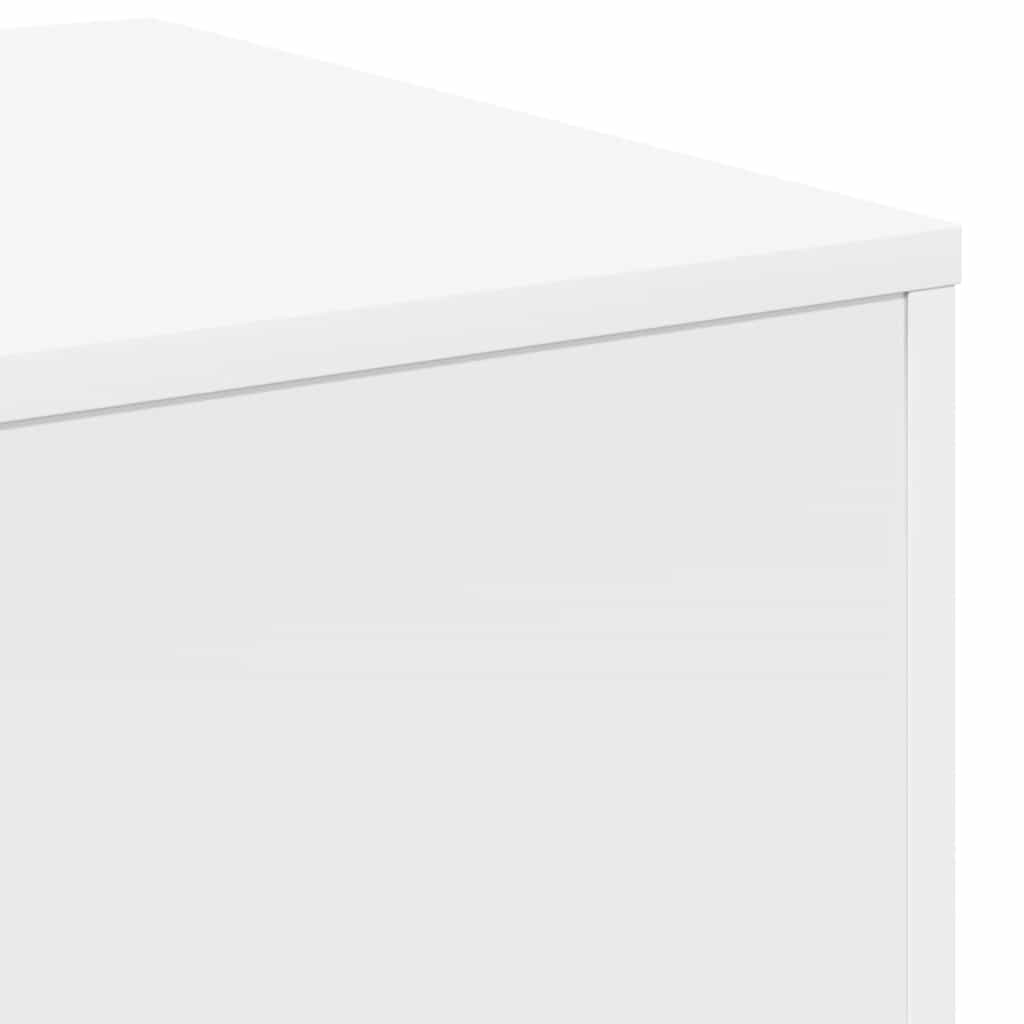 vidaXL Βοηθητικά Τραπεζάκια 3 τεμ. Λευκά από Μηχανικά Ξύλινα