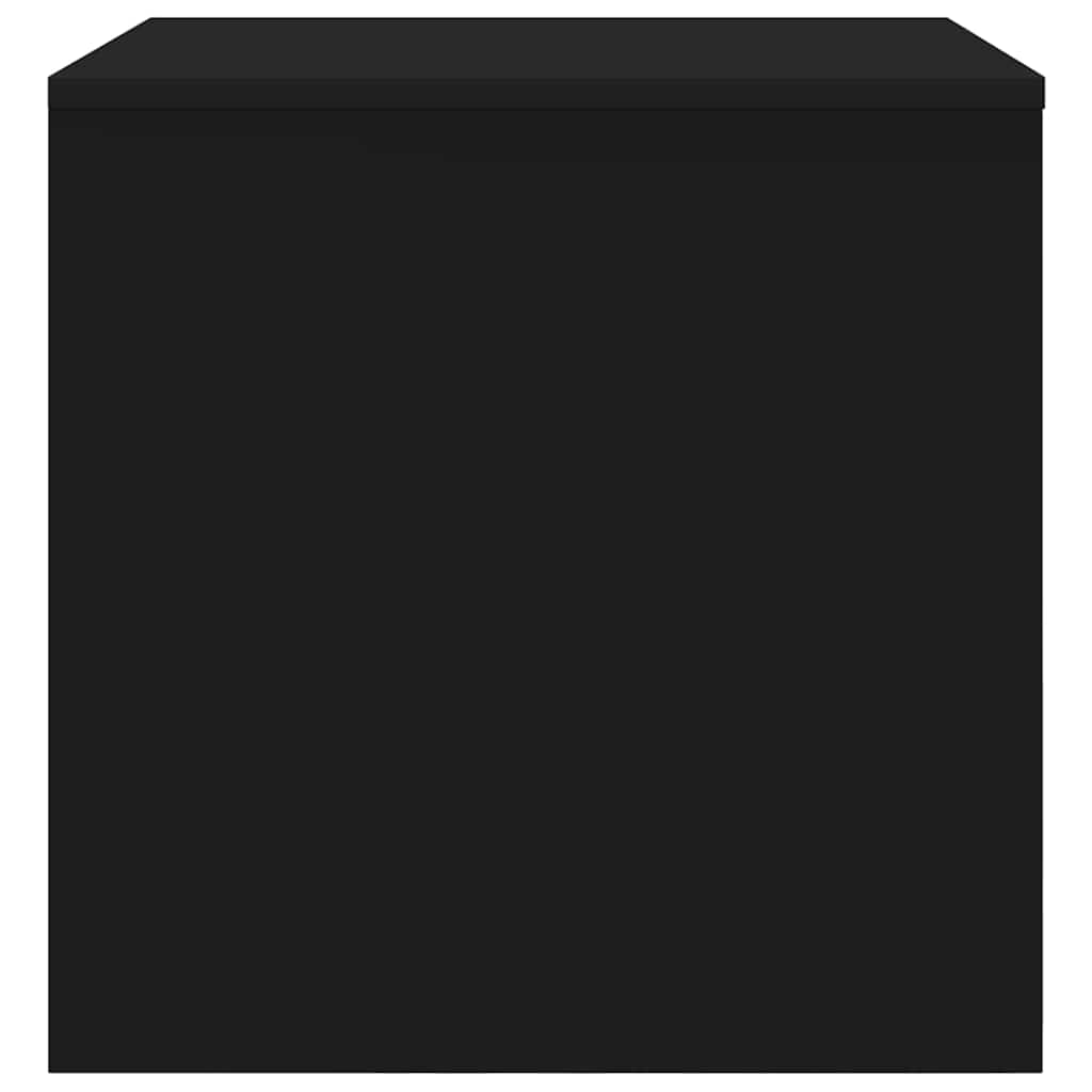 vidaXL Τραπεζάκια Ζιγκόν 3 τεμ. Μαύρα από Επεξεργασμένο Ξύλο