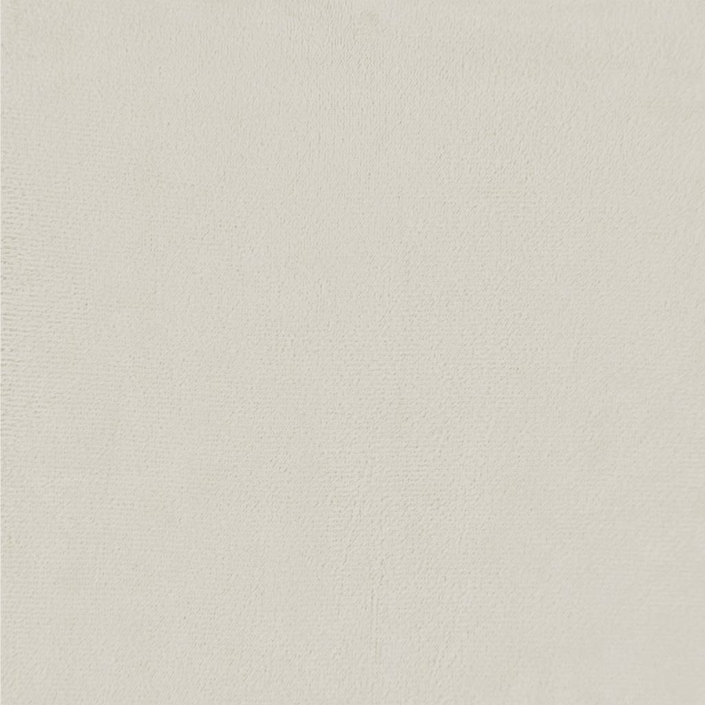 vidaXL Σκαμπό/Υποπόδιο Κρεμ 78 x 56 x 32 εκ. Βελούδινο