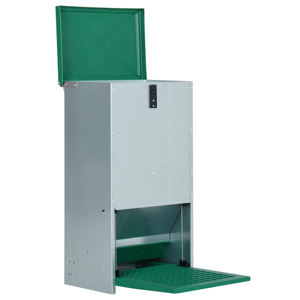 vidaXL Αυτόματη Ταΐστρα Πουλερικών Feedomatic με Πεντάλ 20 κ.