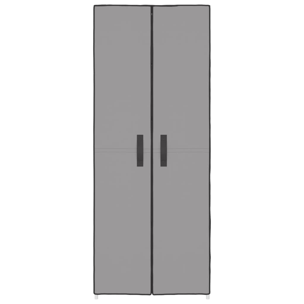 vidaXL Παπουτσοθήκη Γκρι 60 x 30 x 166 εκ. Υφασμάτινη