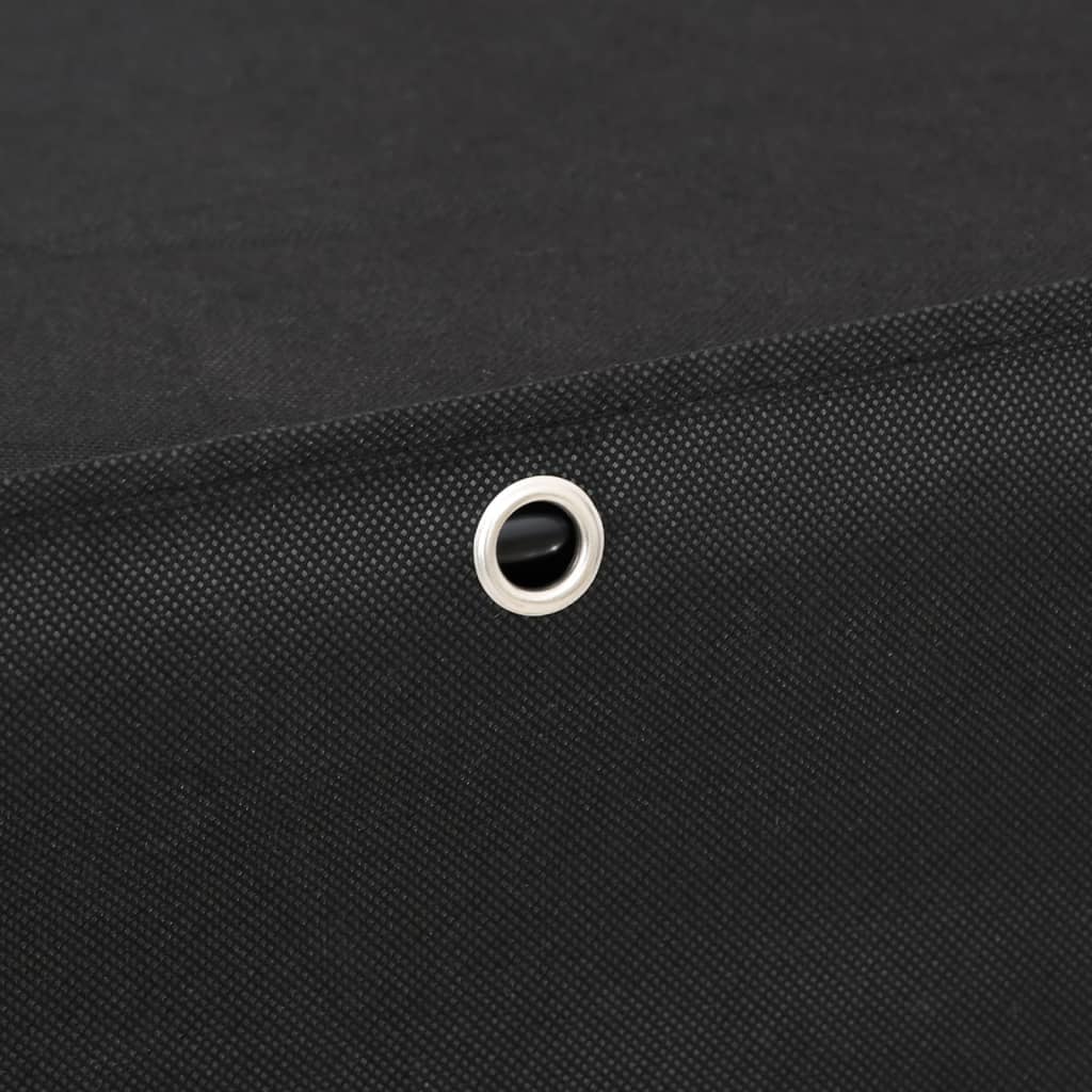 vidaXL Παπουτσοθήκη Μαύρη 60 x 28 x 90 εκ. Υφασμάτινη