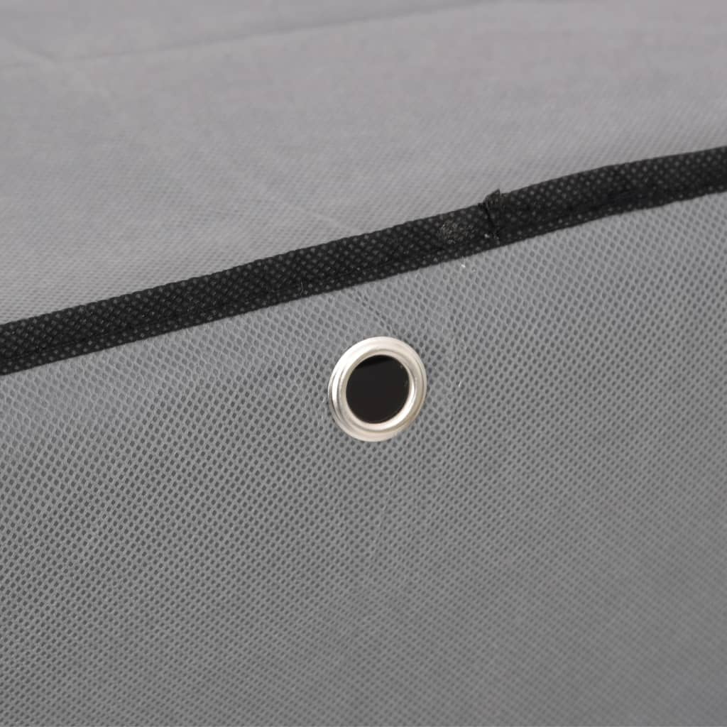 vidaXL Ντουλάπα Παπουτσιών Γκρι 60 x 28 x 90 εκ. Υφασμάτινη