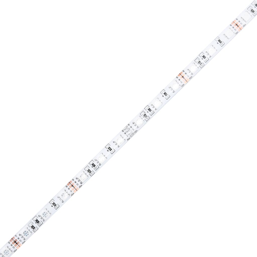 vidaXL Έπιπλο Τηλεόρασης με LED Λευκό 200 x 35 x 40 εκ.