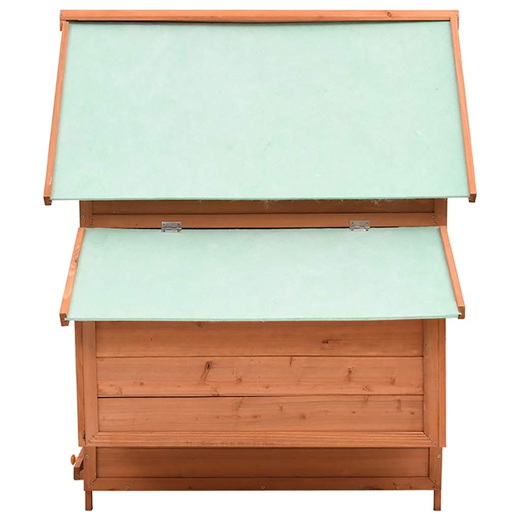 vidaXL Κοτέτσι 150 x 96 x 110 εκ. από Μασίφ Ξύλο Ελάτης