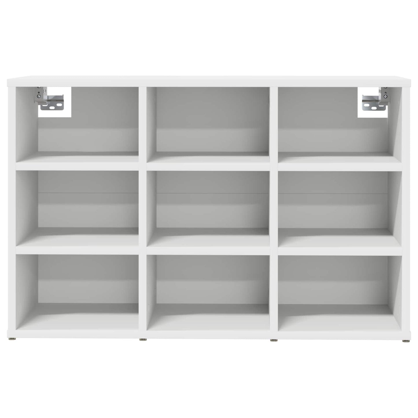 vidaXL Ντουλάπα Παπουτσιών 77,5 x 30 x 51 εκ. Επεξεργασμένο Ξύλο Λευκό
