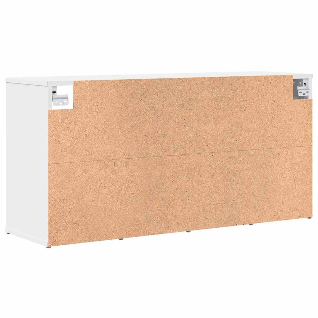 vidaXL Ντουλάπα Παπουτσιών Λευκό 103 x 30 x 51 εκ. Επεξεργασμένο ξύλο