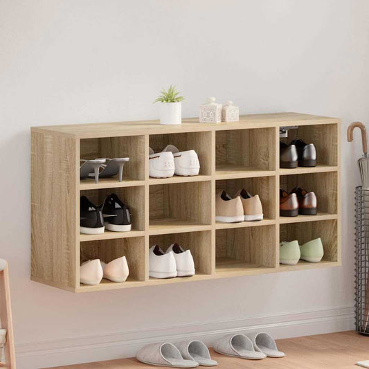 vidaXL Ντουλάπα Παπουτσιών με ράφι Δρύς Sonoma 103 x 30 x 51 εκ.