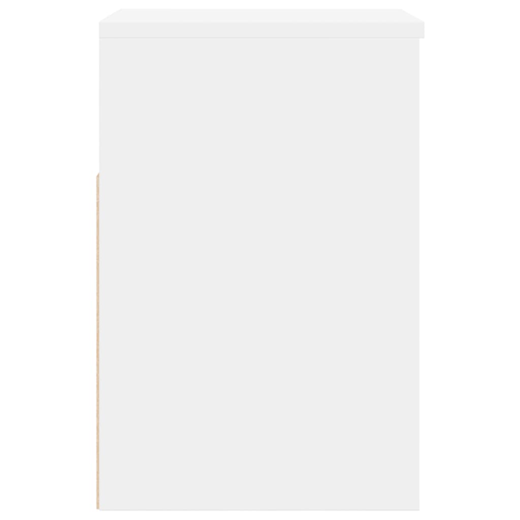 vidaXL Παπουτσοθήκη Λευκή 60 x 30 x 45 εκ. από Επεξ. Ξύλο