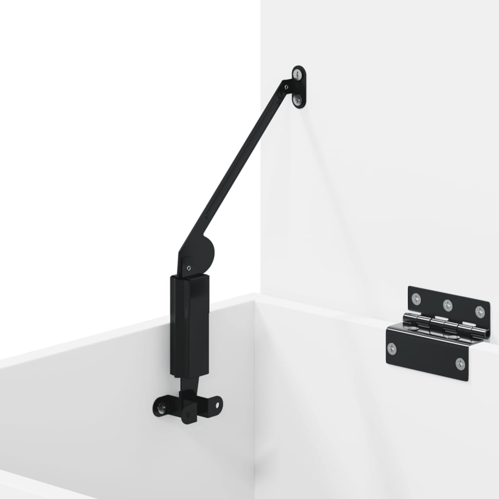 vidaXL Παπουτσοθήκη Λευκή 60 x 30 x 45 εκ. από Επεξ. Ξύλο