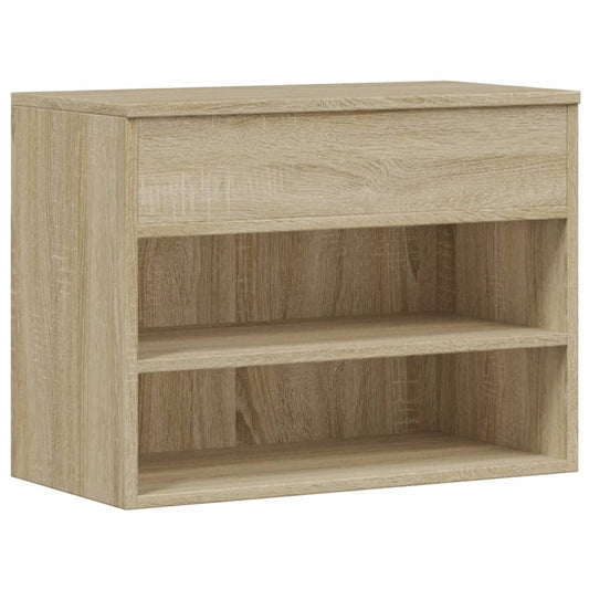 vidaXL Παπουτσοθήκη Sonoma Δρυς 60 x 30 x 45 εκ. από Επεξ. Ξύλο
