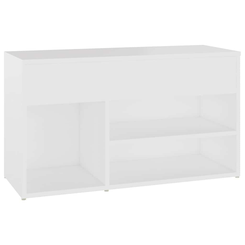 vidaXL Παπουτσοθήκη Λευκή 80 x 30 x 45 εκ. από Επεξ. Ξύλο