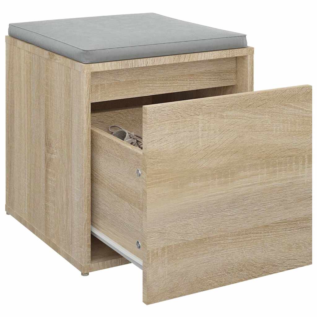vidaXL Κουτί με Συρτάρι Sonoma Δρυς 40,5x40x40 εκ. Επεξεργασμένο Ξύλο
