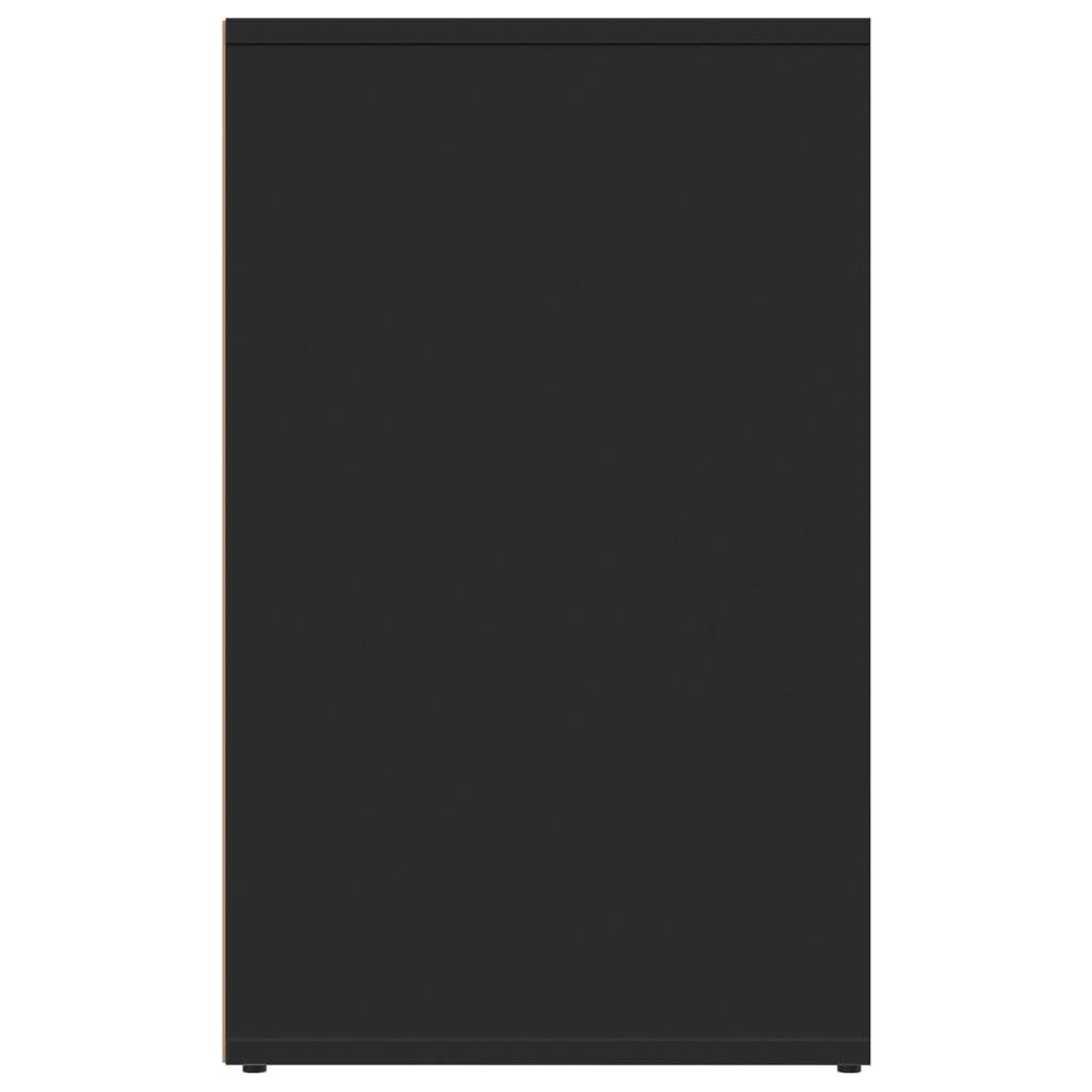 vidaXL Ντουλάπι Μαύρο 80 x 40 x 65 εκ.από Επεξεργασμένο Ξύλο