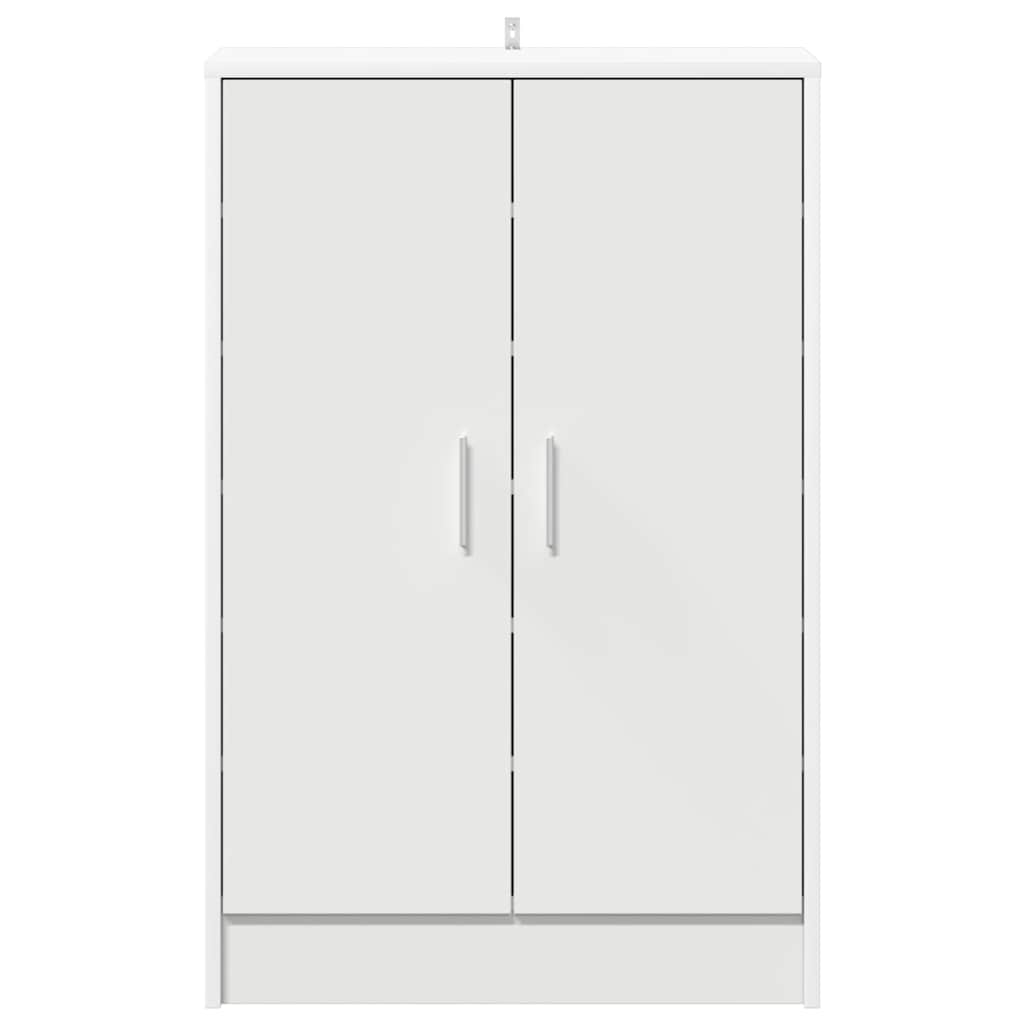 vidaXL Παπουτσοθήκη Λευκή 60 x 35 x 92 εκ. από Επεξ. Ξύλο