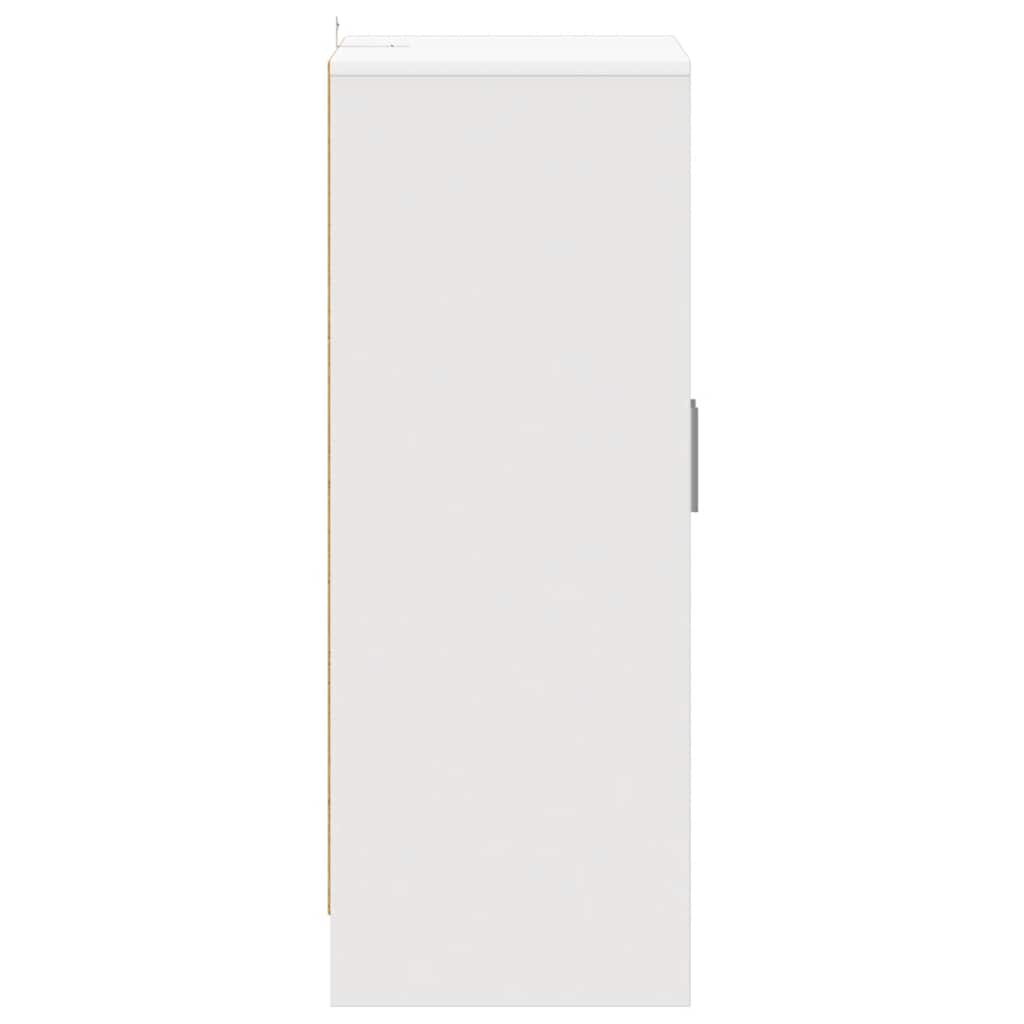 vidaXL Παπουτσοθήκη Λευκή 60 x 35 x 92 εκ. από Επεξ. Ξύλο