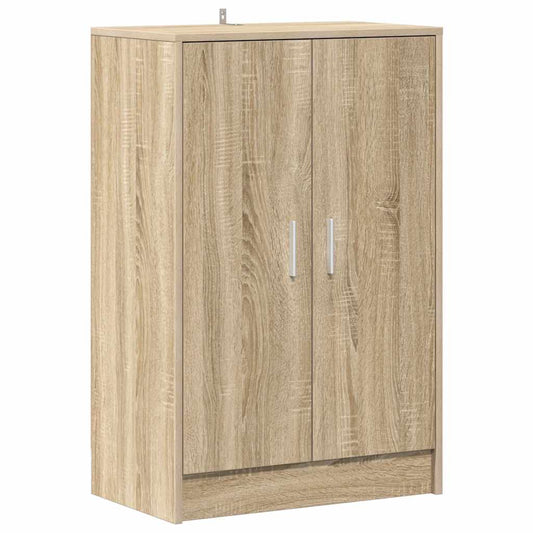 vidaXL Παπουτσοθήκη Sonoma Δρυς 60 x 35 x 92 εκ. από Επεξ. Ξύλο