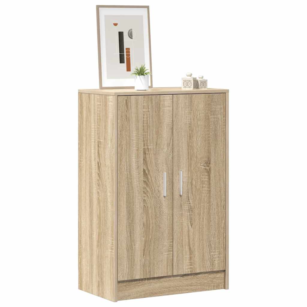 vidaXL Παπουτσοθήκη Sonoma Δρυς 60 x 35 x 92 εκ. από Επεξ. Ξύλο