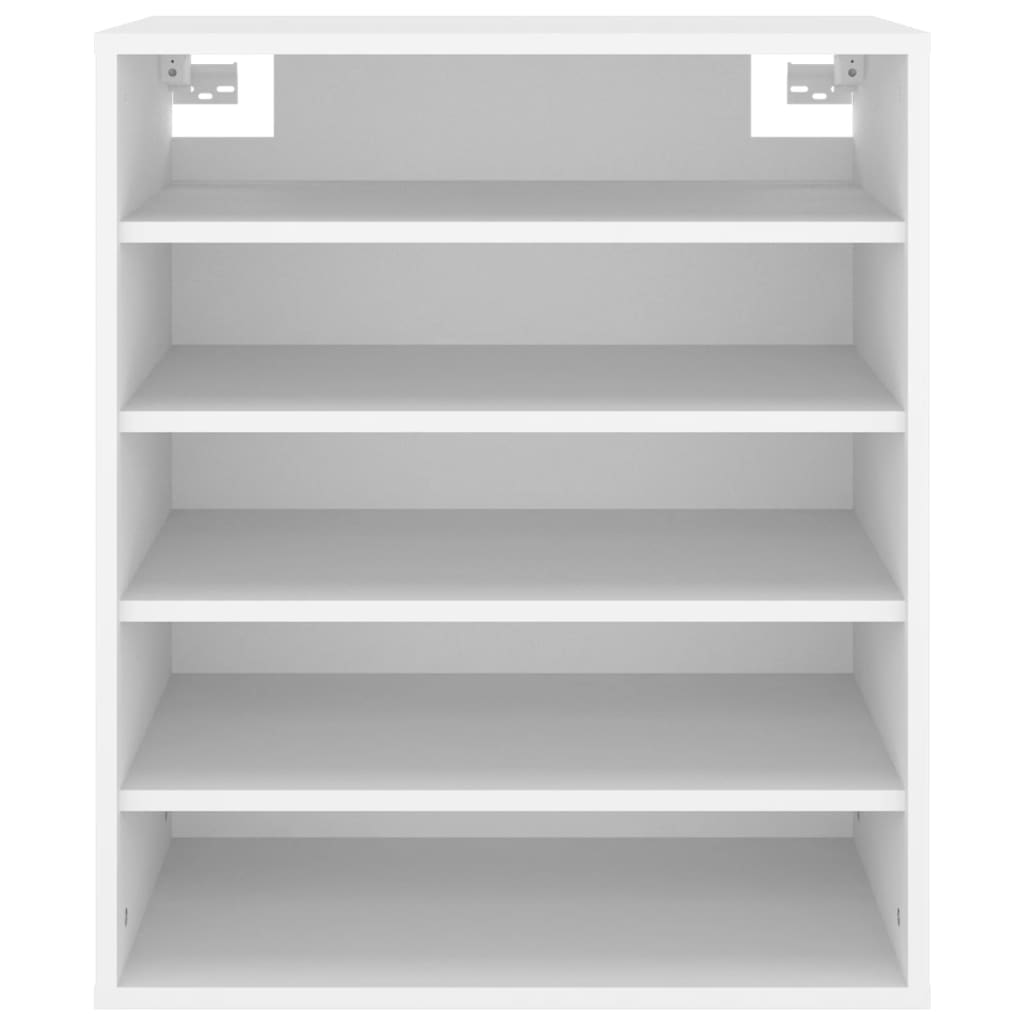 vidaXL Παπουτσοθήκη Λευκή 60 x 35 x 70 εκ. από Επεξ. Ξύλο