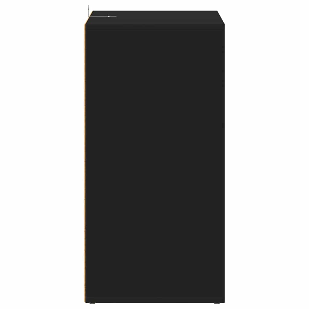 vidaXL Παπουτσοθήκη Μαύρη 60 x 35 x 70 εκ. από Επεξ. Ξύλο