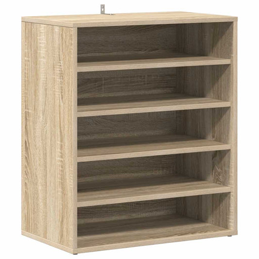vidaXL Παπουτσοθήκη Sonoma Δρυς 60 x 35 x 70 εκ. από Επεξ. Ξύλο