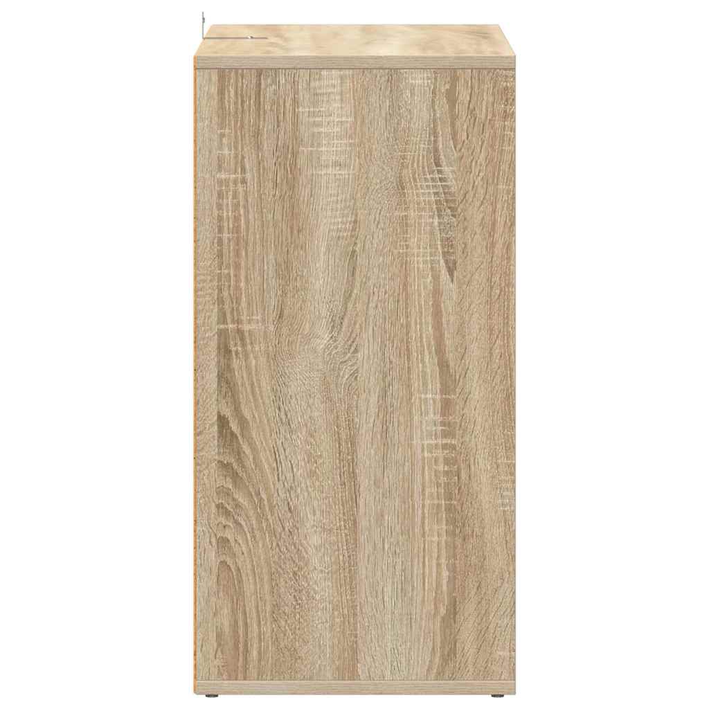 vidaXL Παπουτσοθήκη Sonoma Δρυς 60 x 35 x 70 εκ. από Επεξ. Ξύλο