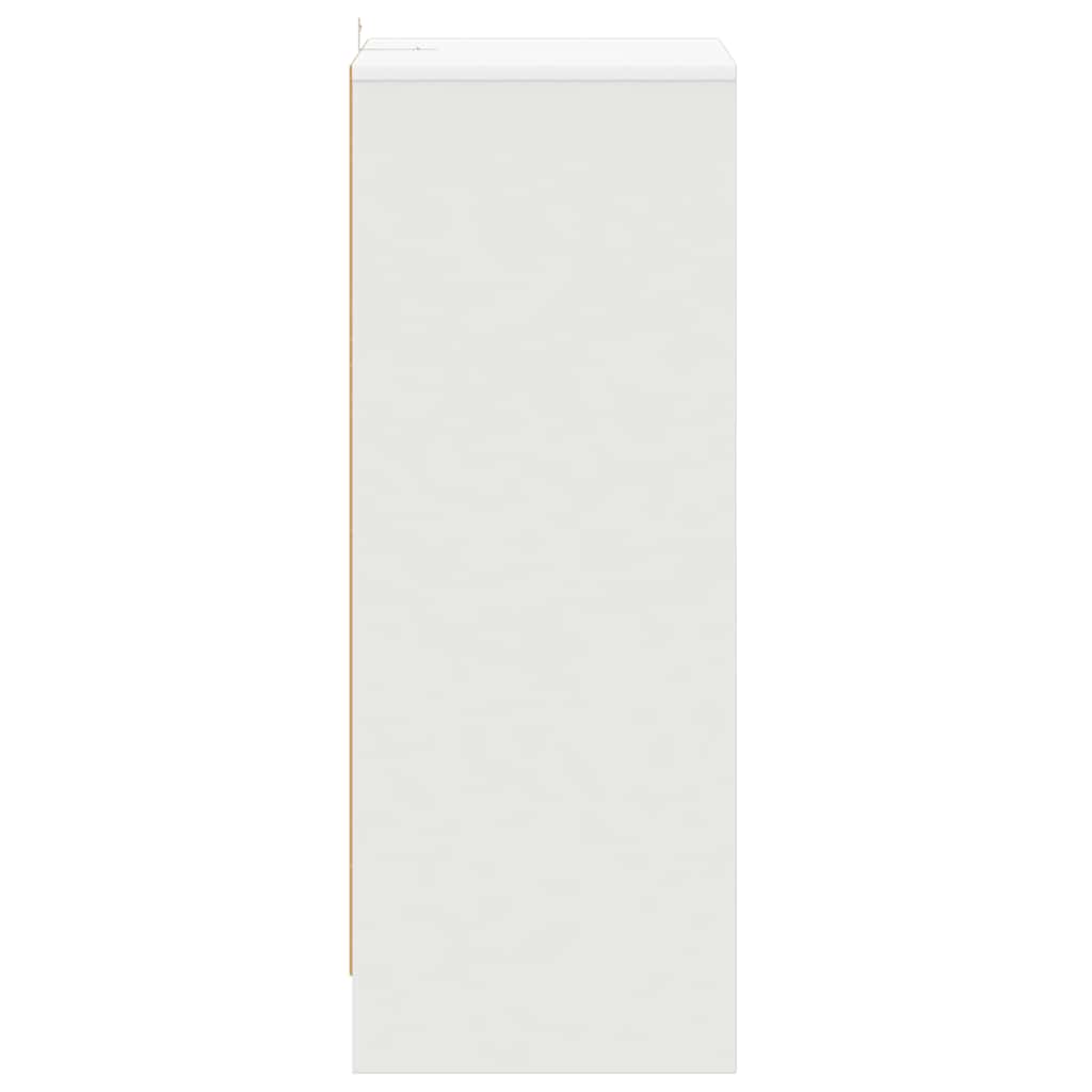 vidaXL Παπουτσοθήκη Λευκή 60 x 35 x 92 εκ. από Επεξ. Ξύλο