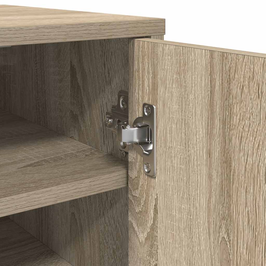 vidaXL Παπουτσοθήκη Sonoma Δρυς 32 x 35 x 70 εκ. από Μοριοσανίδα