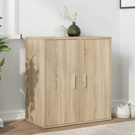 vidaXL Παπουτσοθήκες 2 τεμ. Sonoma Δρυς 32x35x70 εκ. από Μοριοσανίδα