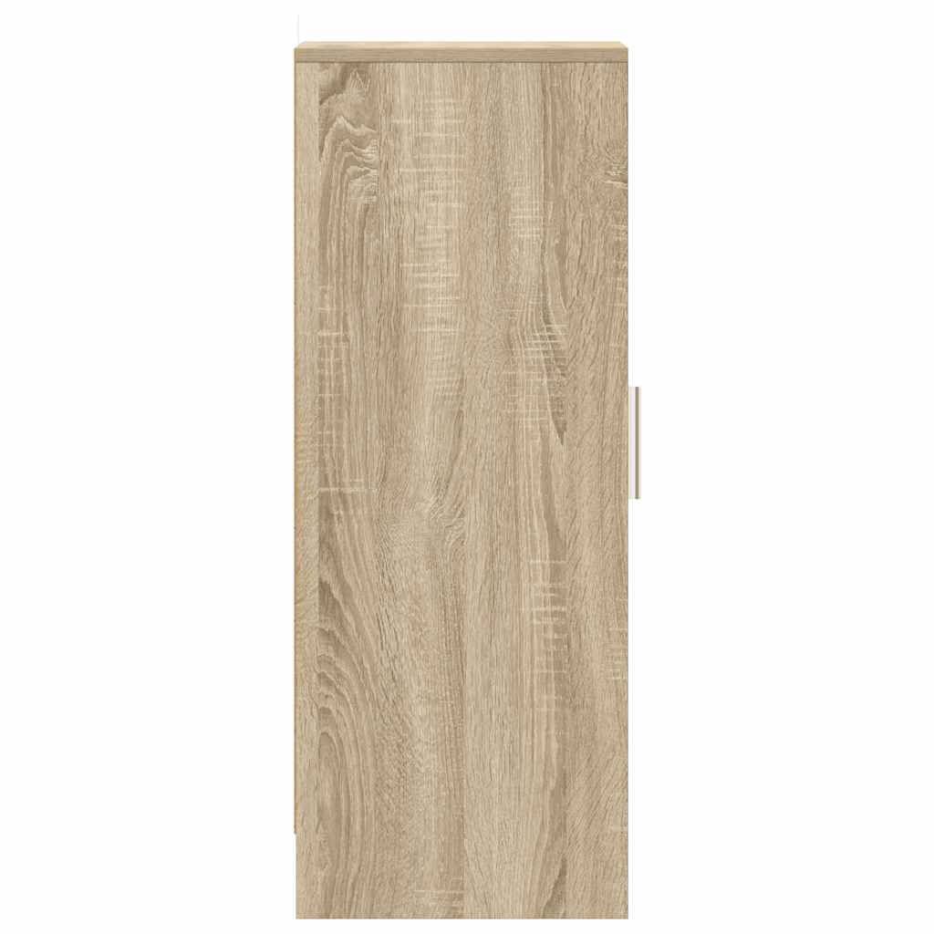 vidaXL Παπουτσοθήκη Sonoma Δρυς 32 x 35 x 92 εκ. από Επεξ. Ξύλο