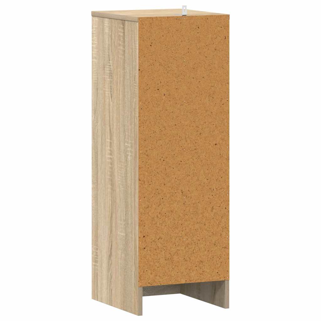 vidaXL Παπουτσοθήκη Sonoma Δρυς 32 x 35 x 92 εκ. από Επεξ. Ξύλο