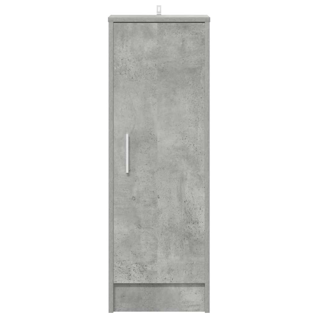 vidaXL Παπουτσοθήκη Γκρι Σκυροδέματος 32 x 35 x 92 εκ. από Επεξ. Ξύλο