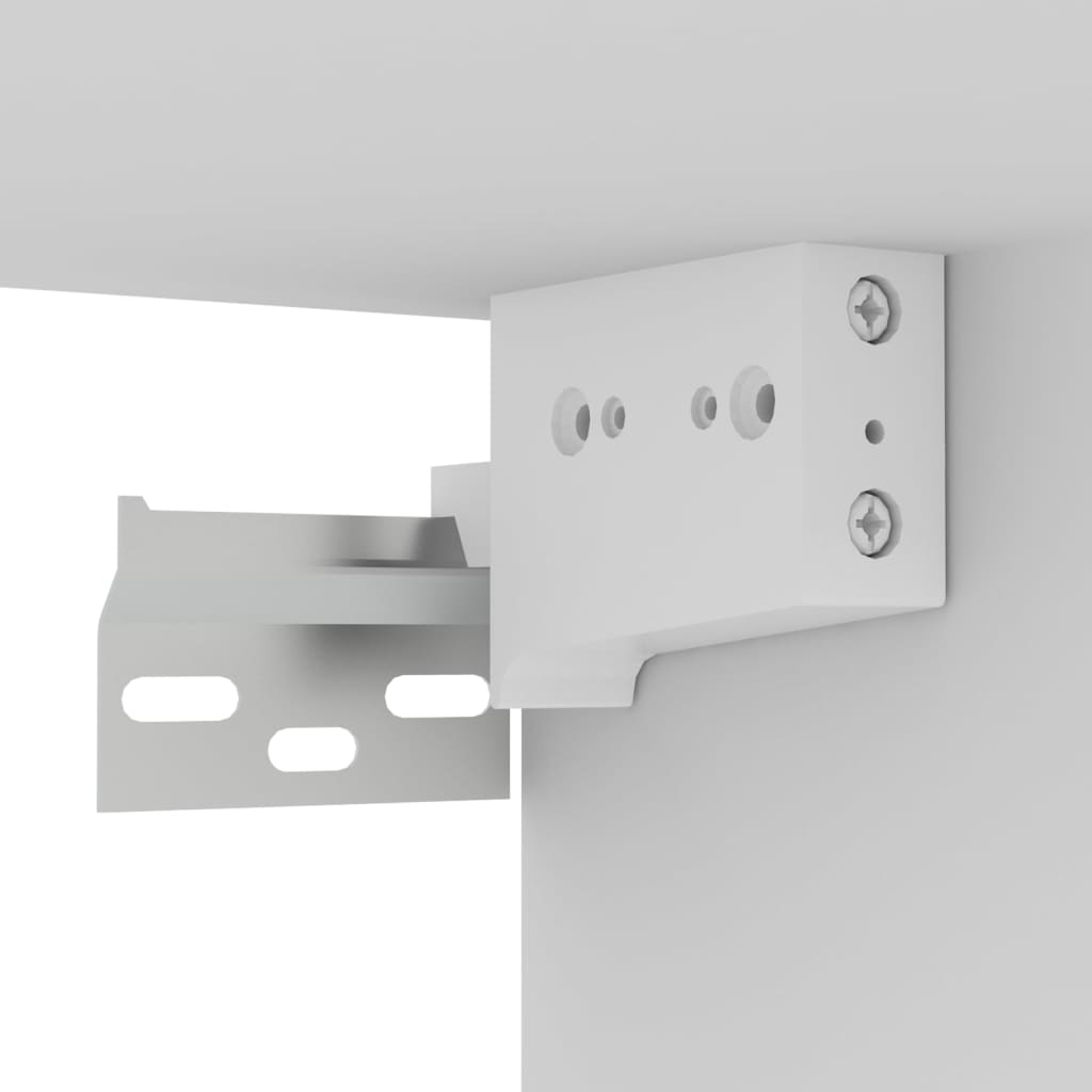 vidaXL Παπουτσοθήκες 2 τεμ. Λευκές 31,5 x 35 x 70 εκ. από Επεξ. Ξύλο