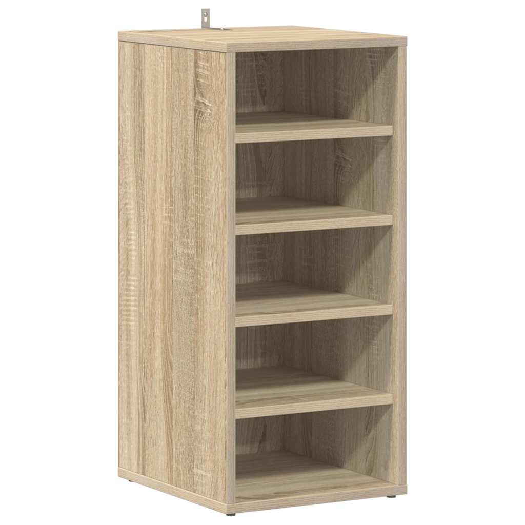 vidaXL Παπουτσοθήκη Sonoma Δρυς 31,5 x 35 x 70 εκ. από Επεξ. Ξύλο
