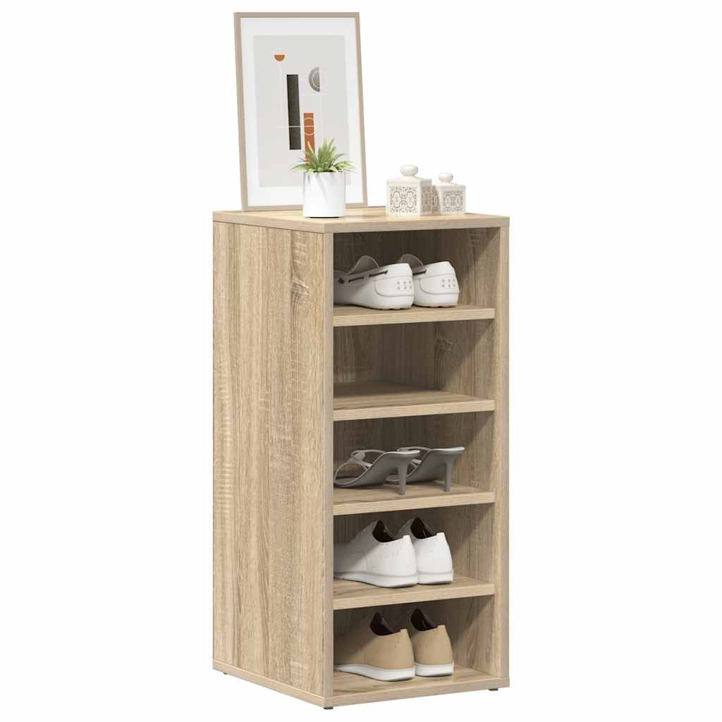 vidaXL Παπουτσοθήκες 2 τεμ. Sonoma Δρυς 31,5x35x70 εκ. από Επεξ. Ξύλο