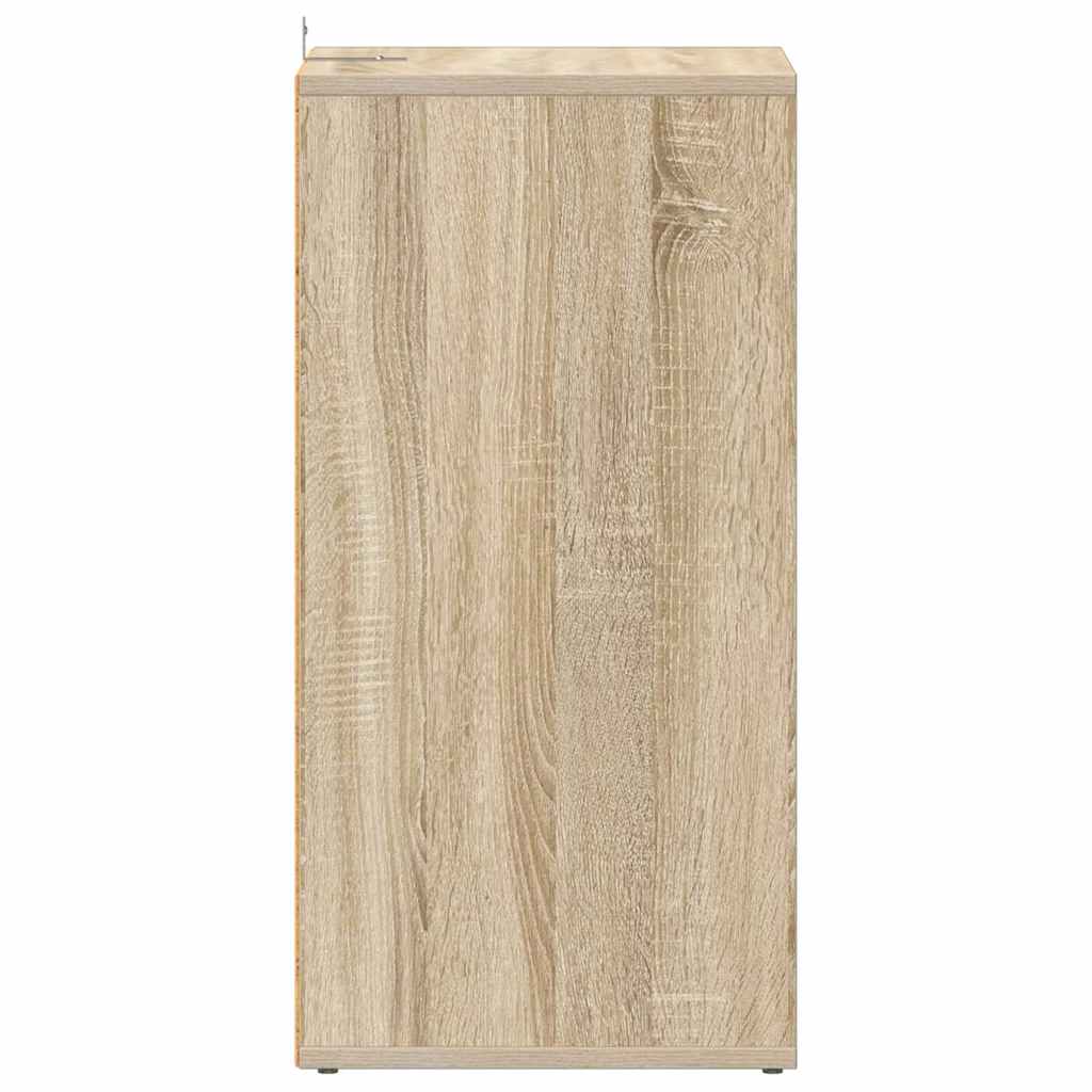vidaXL Παπουτσοθήκες 2 τεμ. Sonoma Δρυς 31,5x35x70 εκ. από Επεξ. Ξύλο